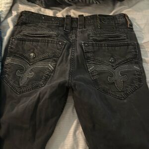 Four(4) pair of Buckle Rock Revival jeans